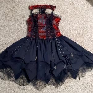 Custom lolita goth piece size medium
